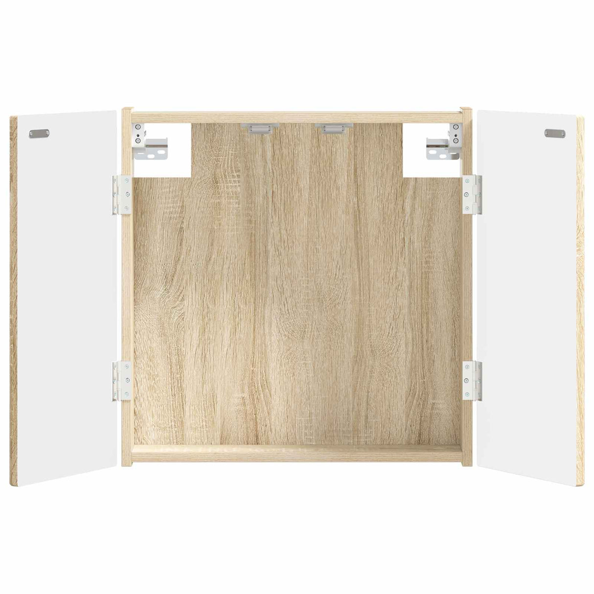 vidaXL Dartbord Kabinet ALKMAAR Wit 52,5 x 10,5 x 53,5 cm Bewerkt hout