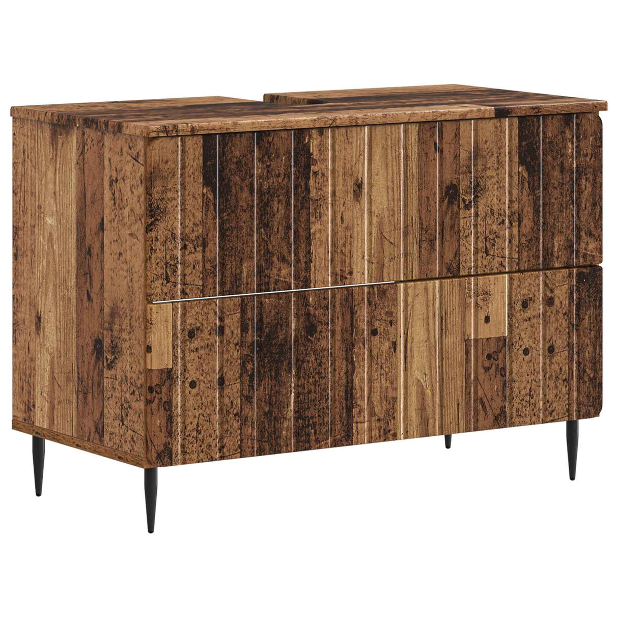 vidaXL Wastafel kabinet voor de badkamer ZWOLLE Wit 82 x 41 x 58,5 cm