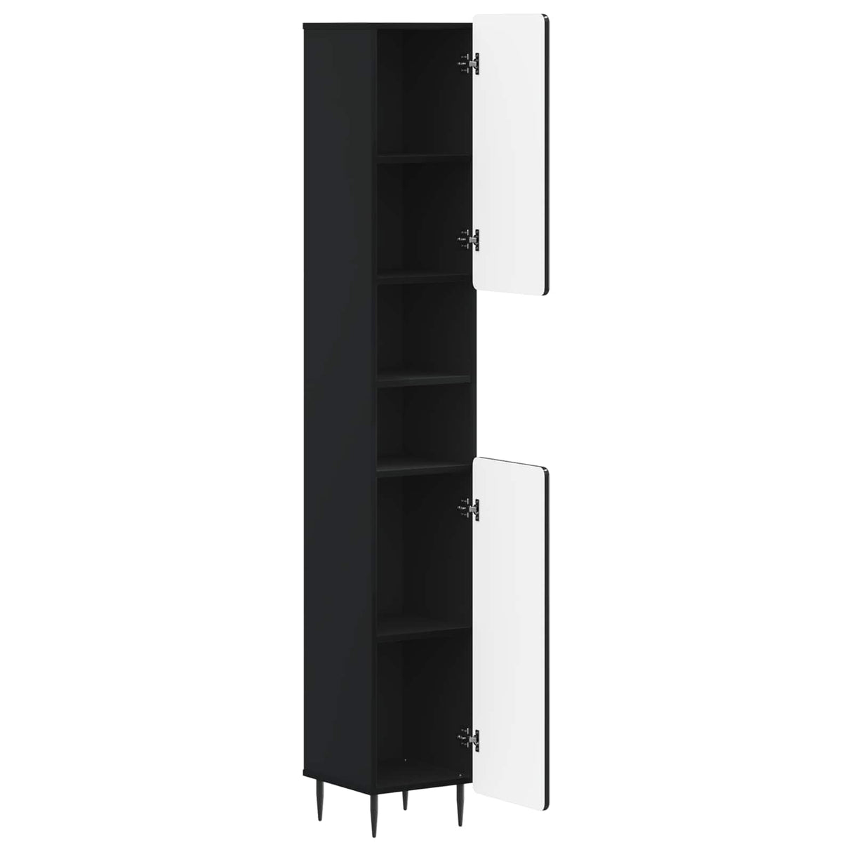 vidaXL Badkamerkast met Open Plank ZWOLLE Wit 30 x 31 x 189,5 cm