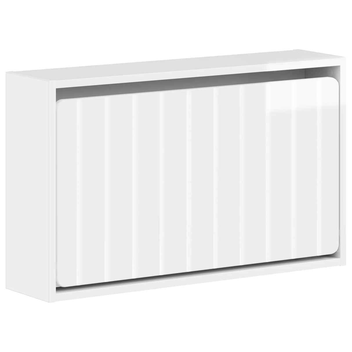 vidaXL Wall-Mounted Shoe Cabinet ZWOLLE 71 x 17 x 43 cm White