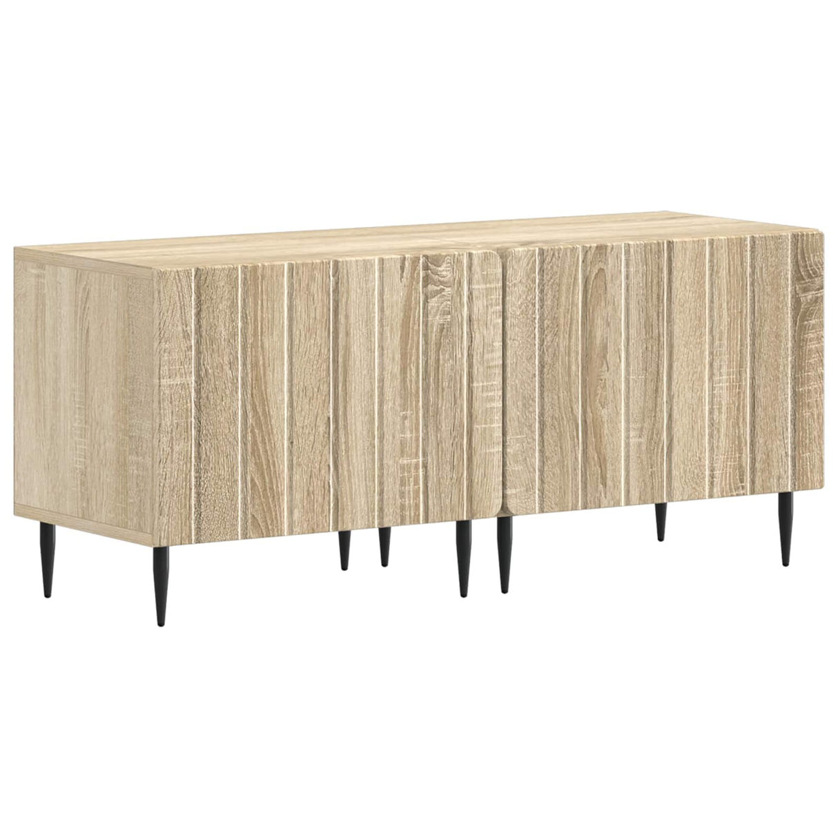 vidaXL Tv-meubel Wit Bewerkt hout