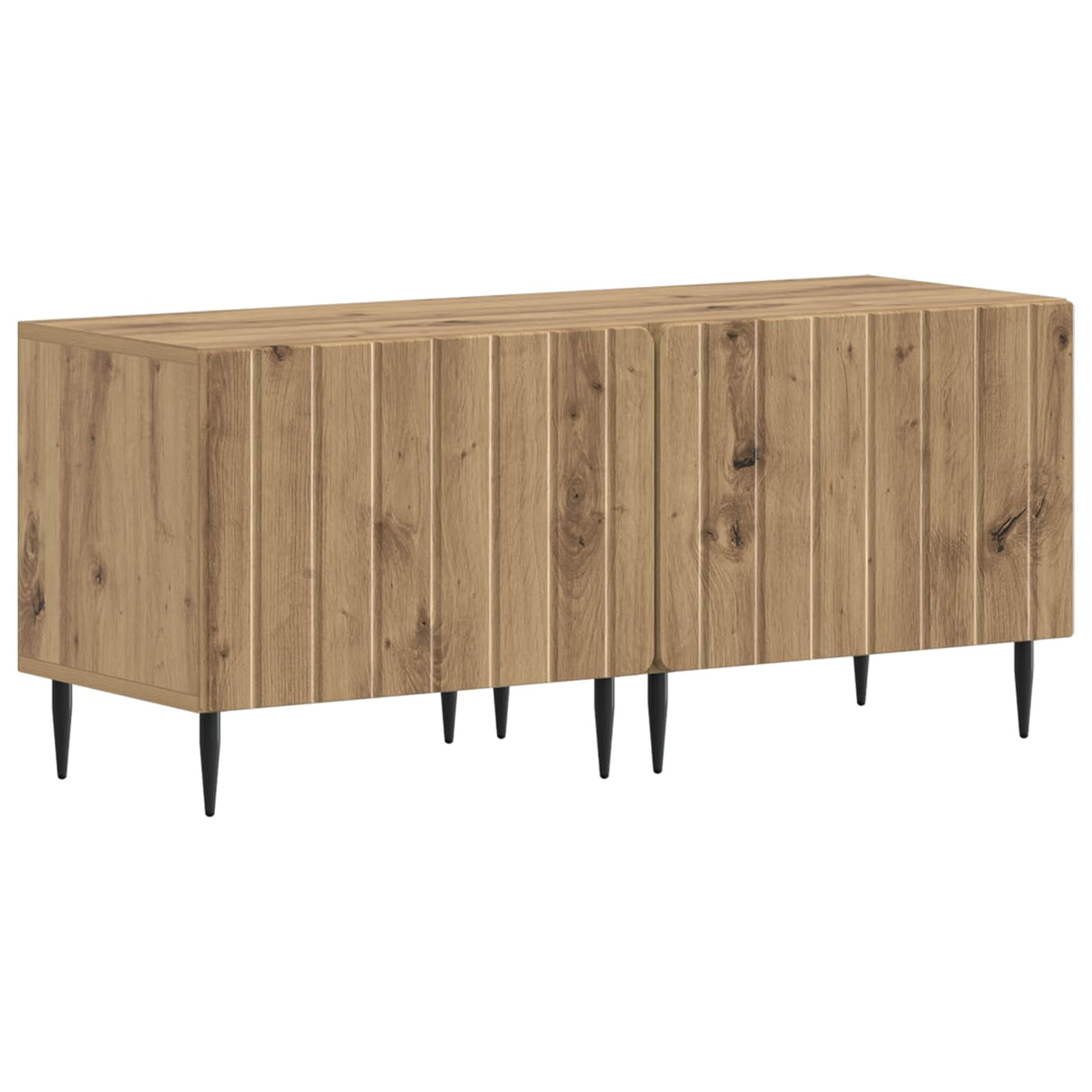 vidaXL Tv-meubel Wit Bewerkt hout