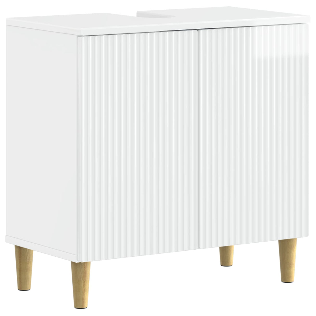 vidaXL Wastafel kabinet voor de badkamer ARNHEM Wit