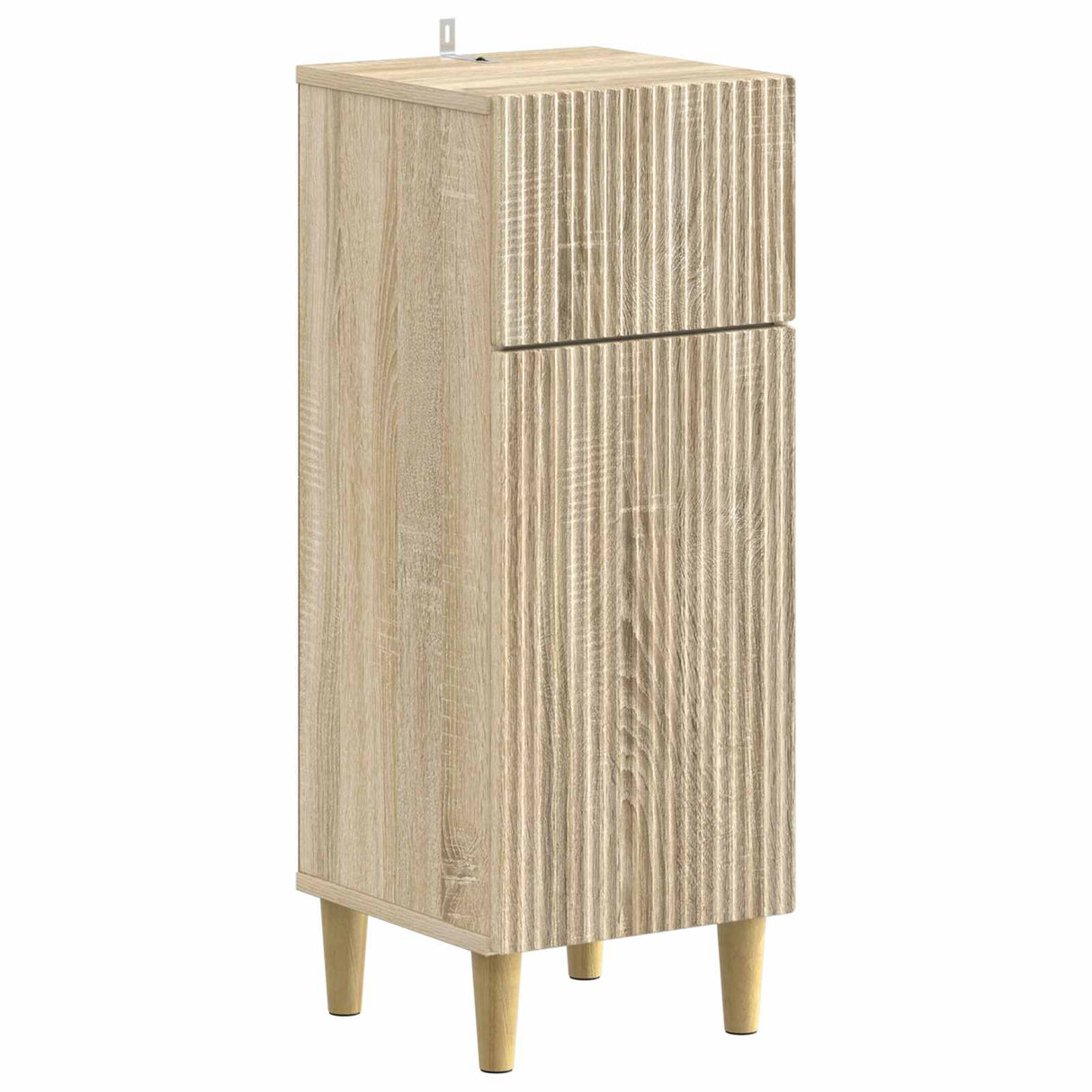 vidaXL Badkamer Opbergkast ARNHEM Wit 30 x 31 x 80 cm Bewerkt hout