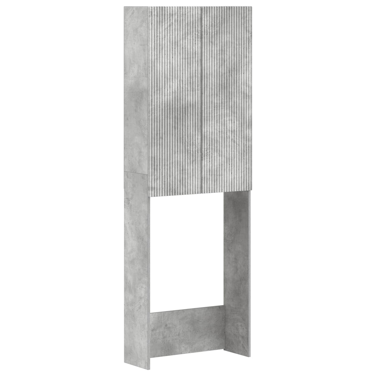 vidaXL Toiletkast ARNHEM Wit 66 x 25,5 x 190 cm Bewerkt hout