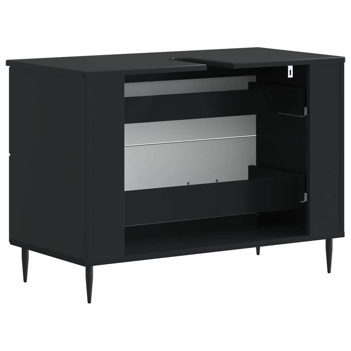 vidaXL Wastafel kabinet voor de badkamer HAARLEM Wit 82 x 41 x 58,5 cm