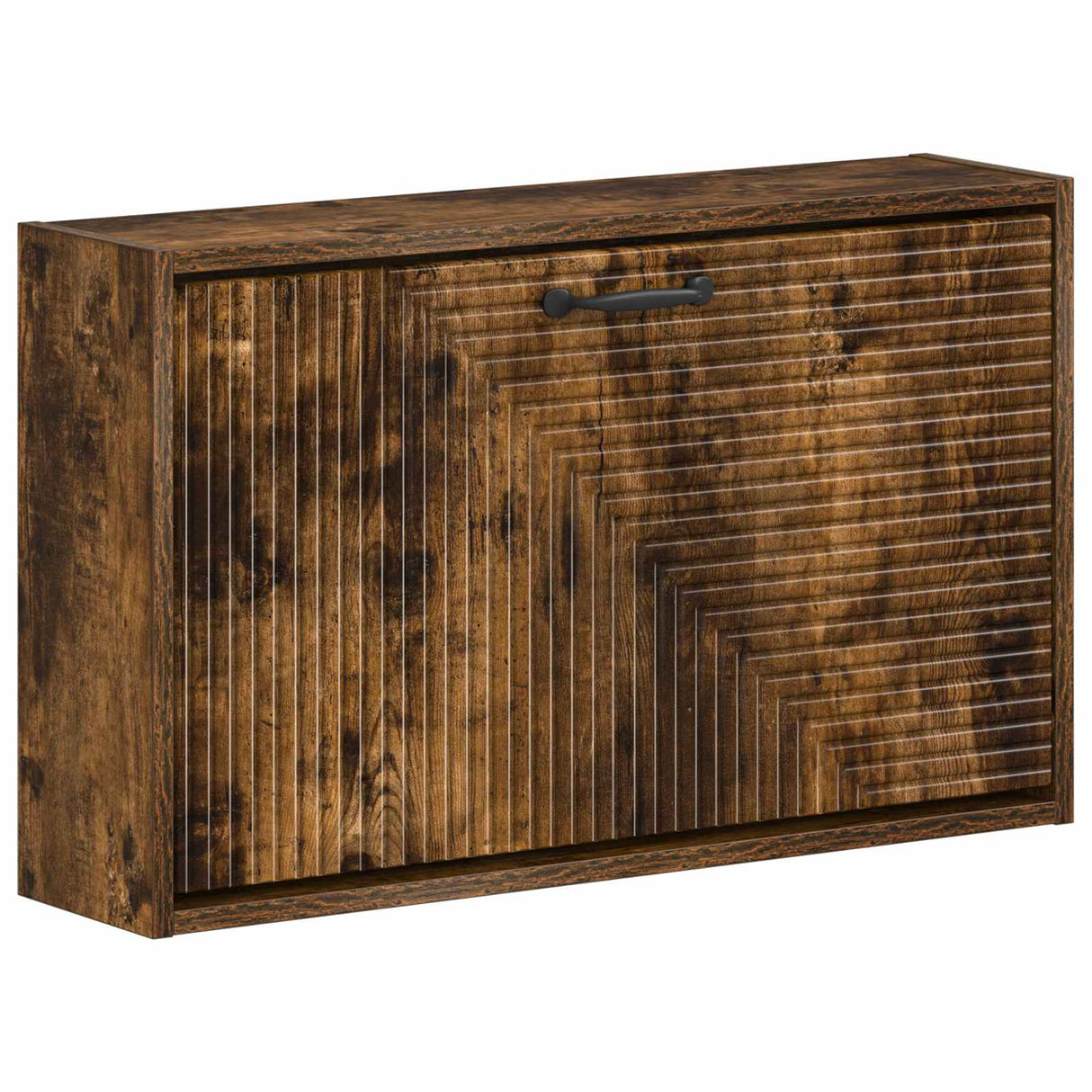 vidaXL Wandgemonteerde Schoenenkast HAARLEM 71 x 17 x 43 cm Wit