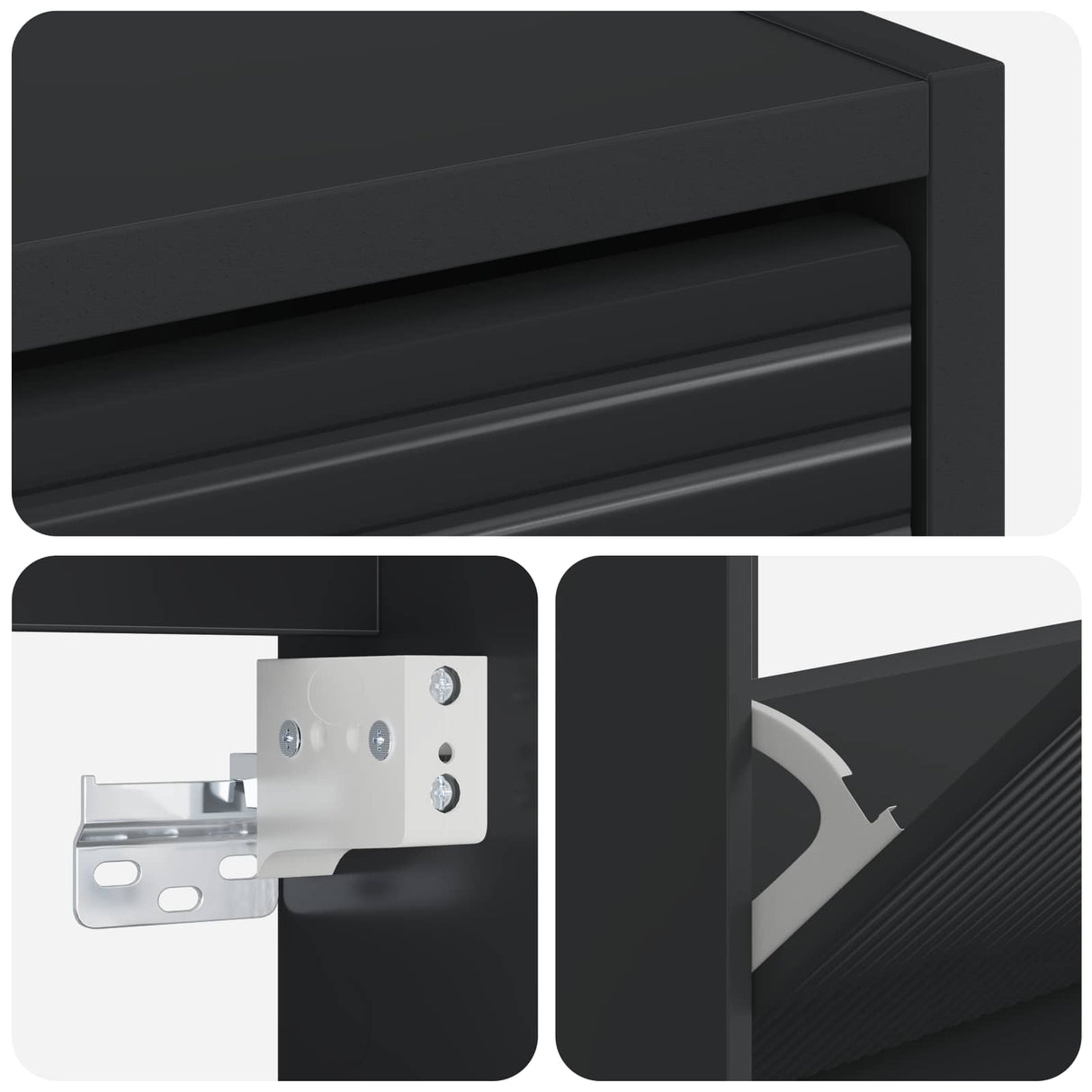 vidaXL Wandgemonteerde Schoenenkast HAARLEM 71 x 17 x 86 cm Wit