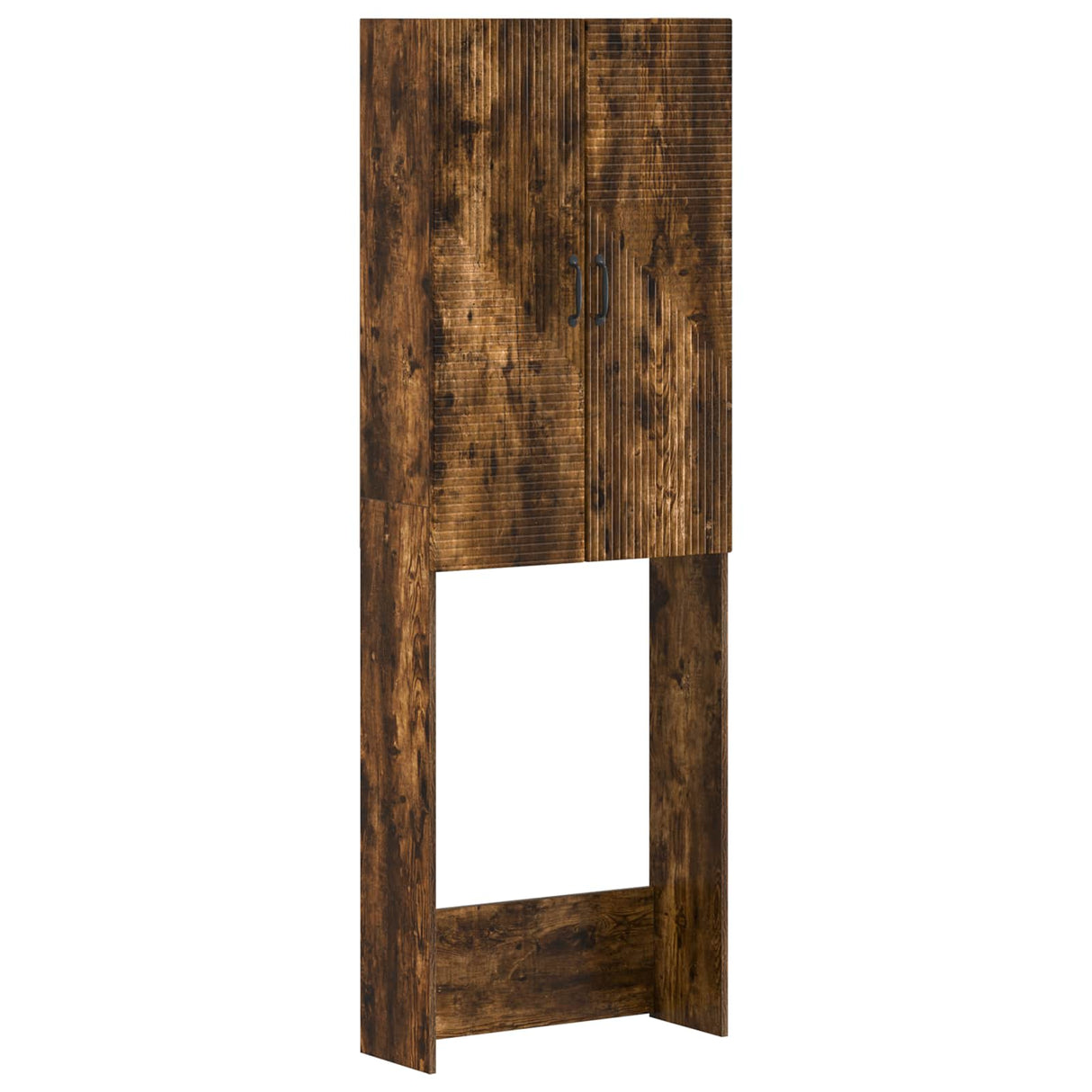 vidaXL Toiletkast HAARLEM Wit 66 x 25,5 x 190 cm Bewerkt hout