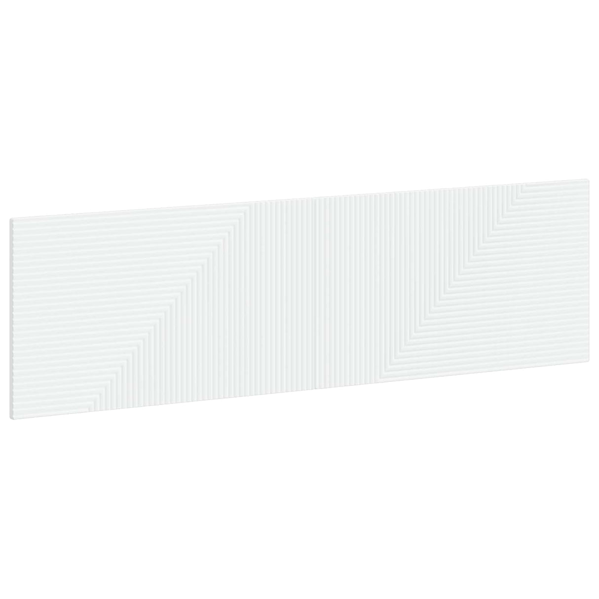 vidaXL Wall-Mounted Headboard HAARLEM White Engineered Wood