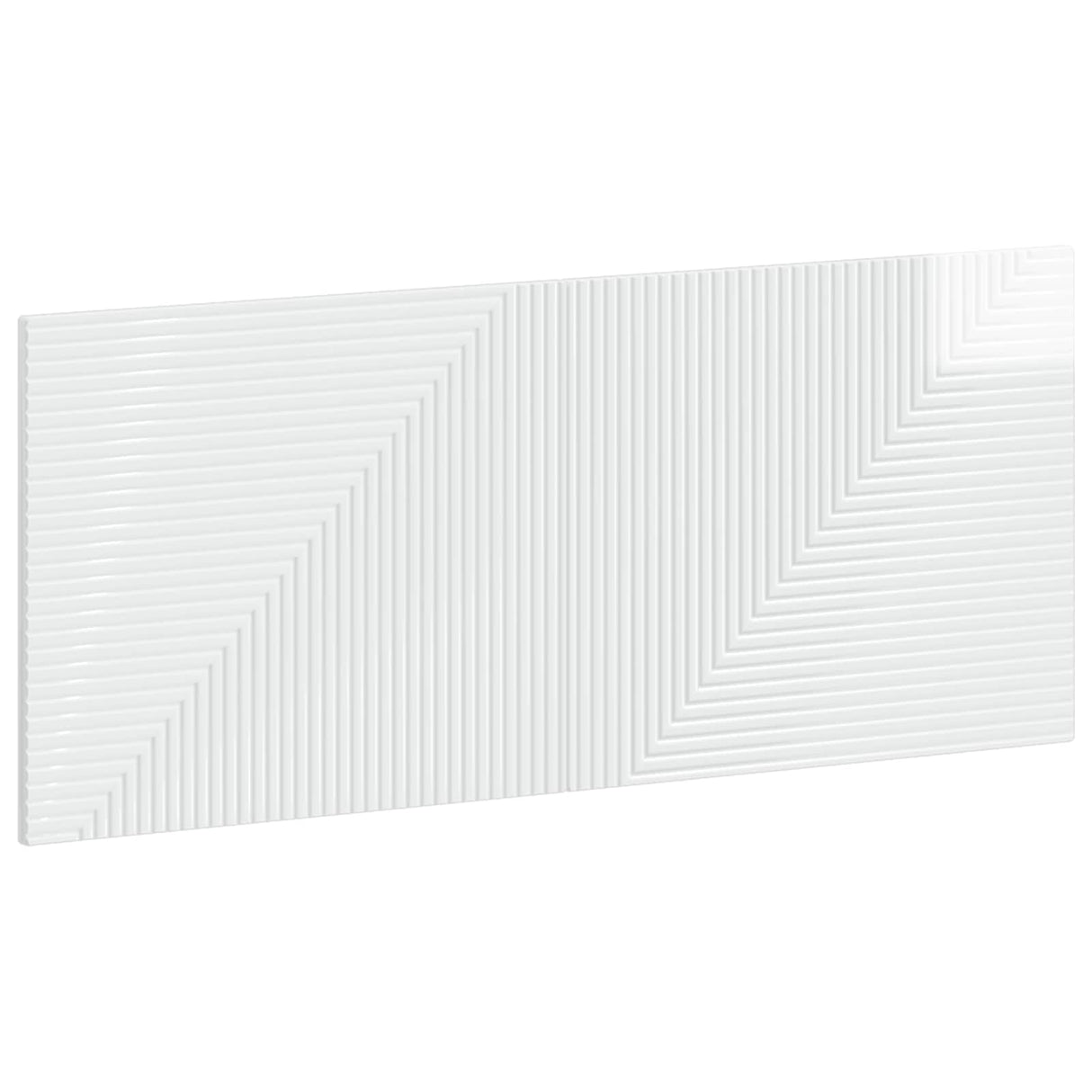 vidaXL Wall-Mounted Headboard HAARLEM White Engineered Wood