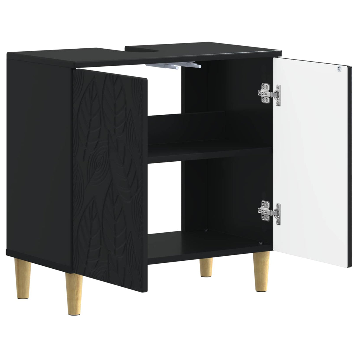vidaXL Bathroom Vanity Cabinet DELFT White 59.5 x 31.5 x 59 cm
