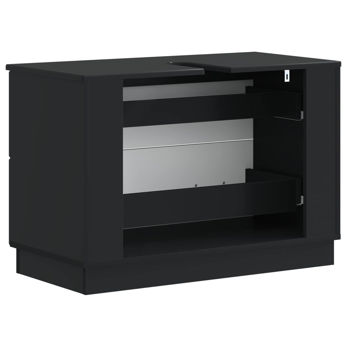 vidaXL Wastafel kabinet voor de badkamer HOORN Wit 82 x 41 x 56 cm