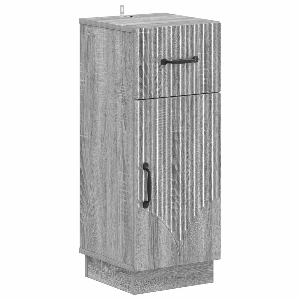 vidaXL Badkamer Opbergkast HOORN Wit 30 x 31 x 77 cm Bewerkt hout