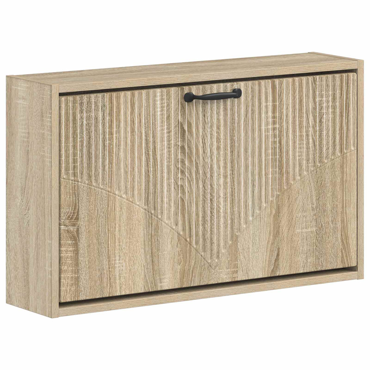 vidaXL Wandgemonteerde Schoenenkast HOORN 71 x 17 x 43 cm Bewerkt hout