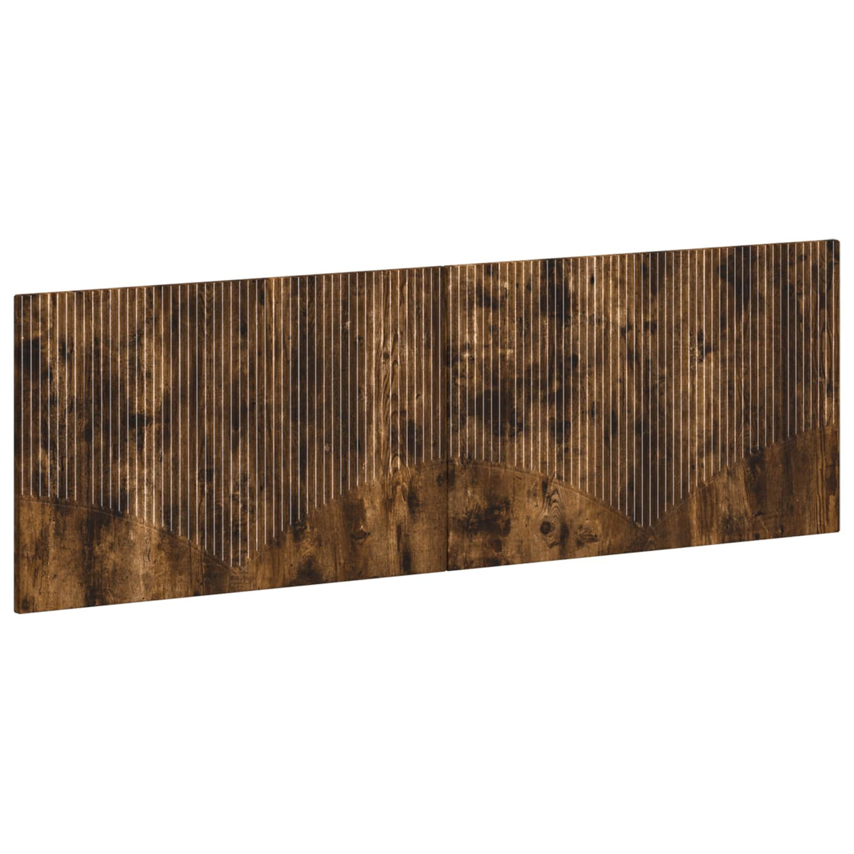 vidaXL Wall-Mounted Headboard HORN White Engineered Wood