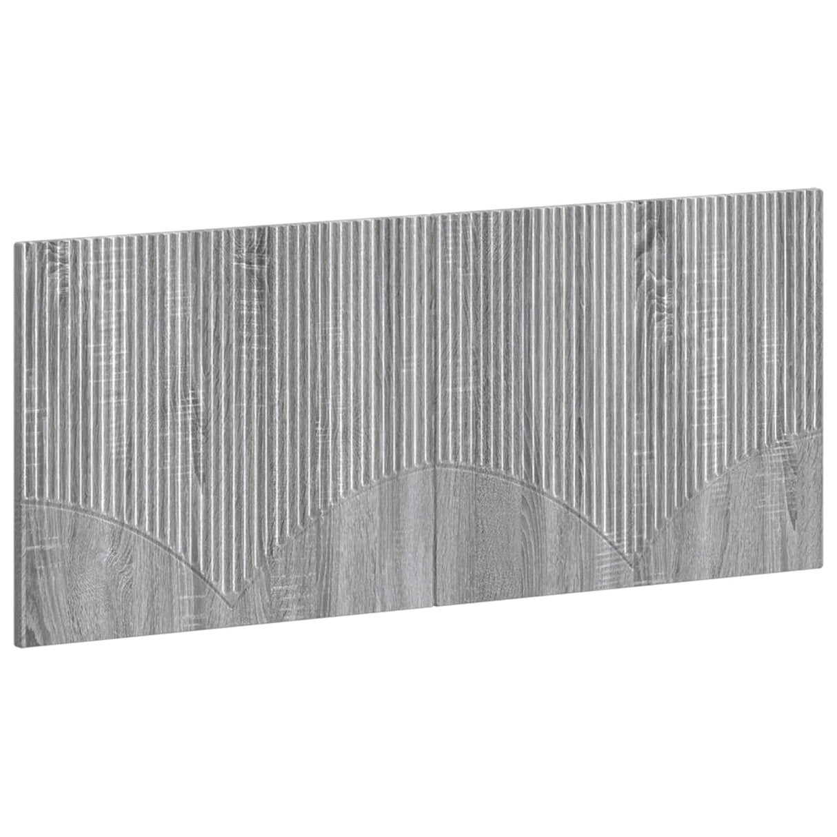 vidaXL Wall-Mounted Headboard HORN White Engineered Wood
