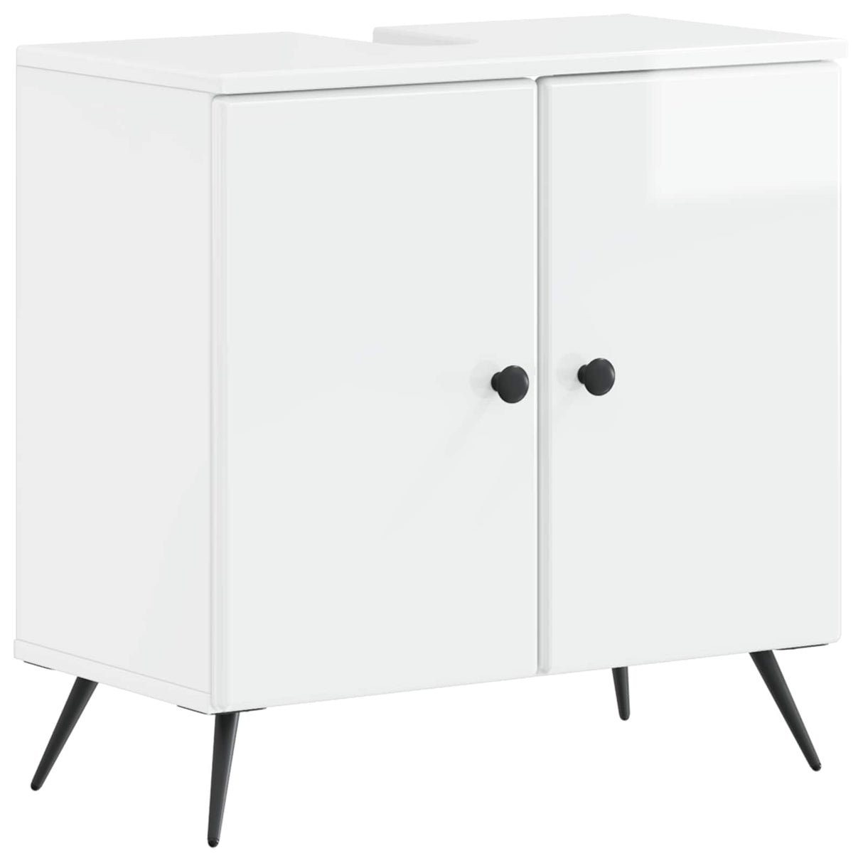 vidaXL Bathroom sink cabinet BREDA White 59.5 x 31.5 x 59 cm