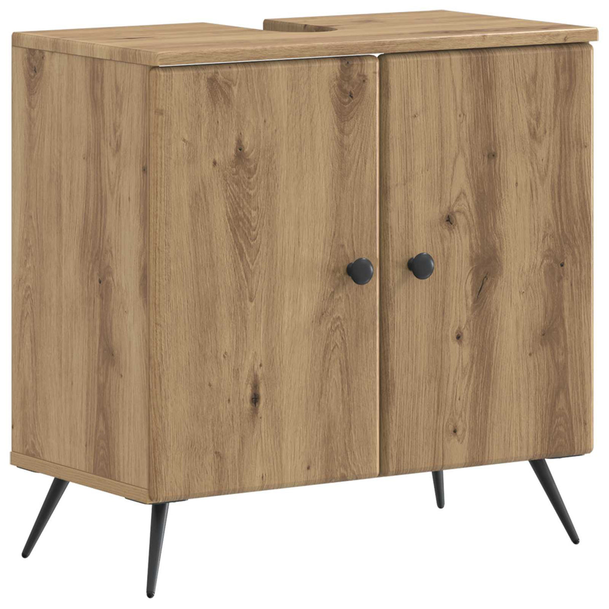 vidaXL Bathroom sink cabinet BREDA White 59.5 x 31.5 x 59 cm