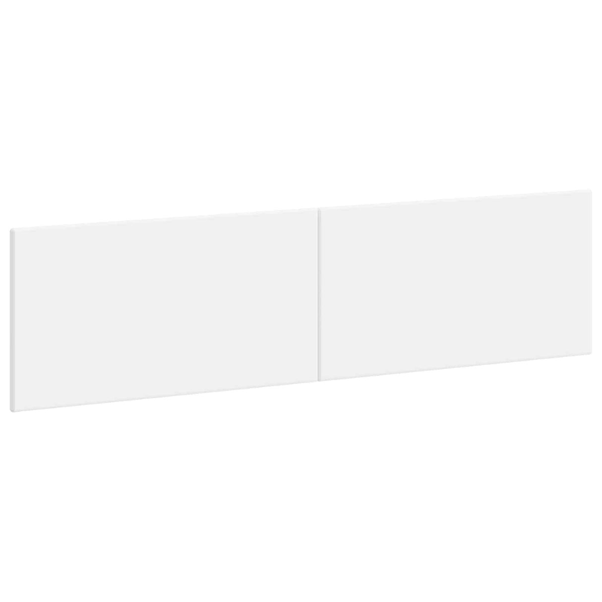 vidaXL Wall-Mounted Headboard BREDA White Engineered Wood