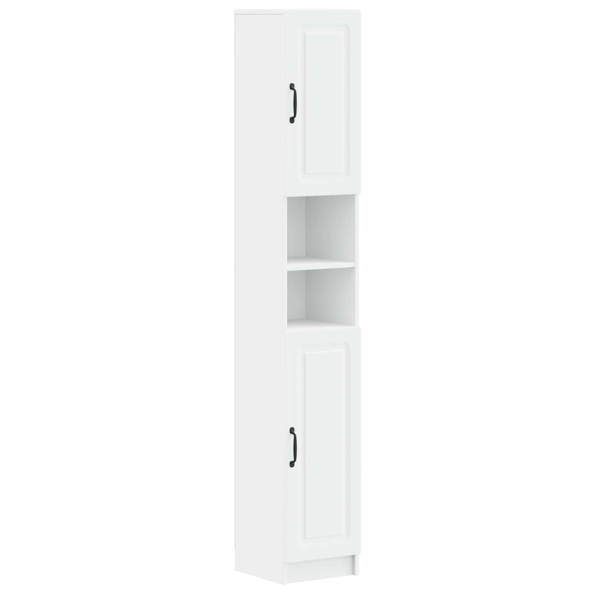 vidaXL Badkamerkast met Open Plank UTRECHT Wit 30 x 31 x 187 cm