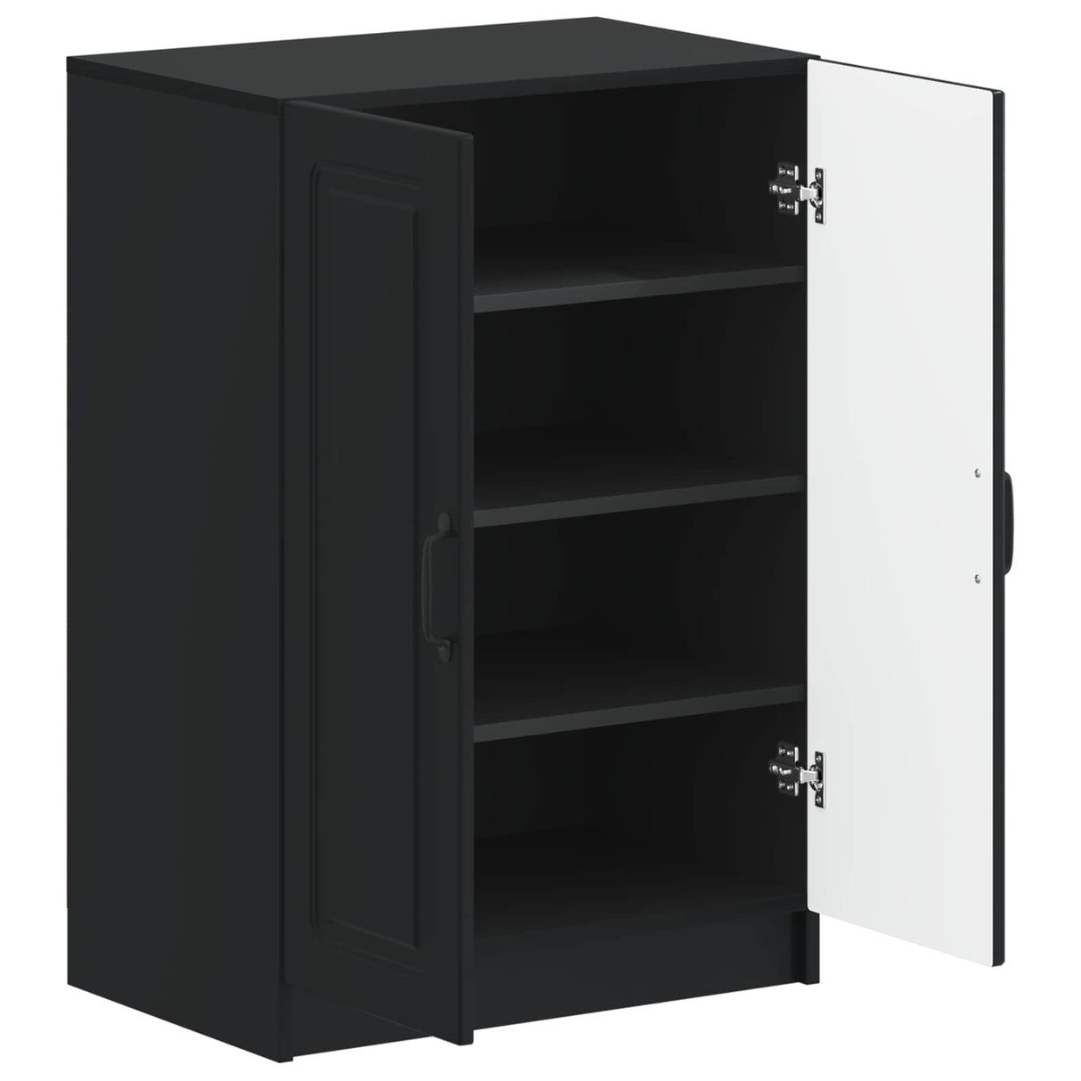 vidaXL Schoenenkast UTRECHT 59,5 x 39,5 x 87 cm Bewerkt hout Wit