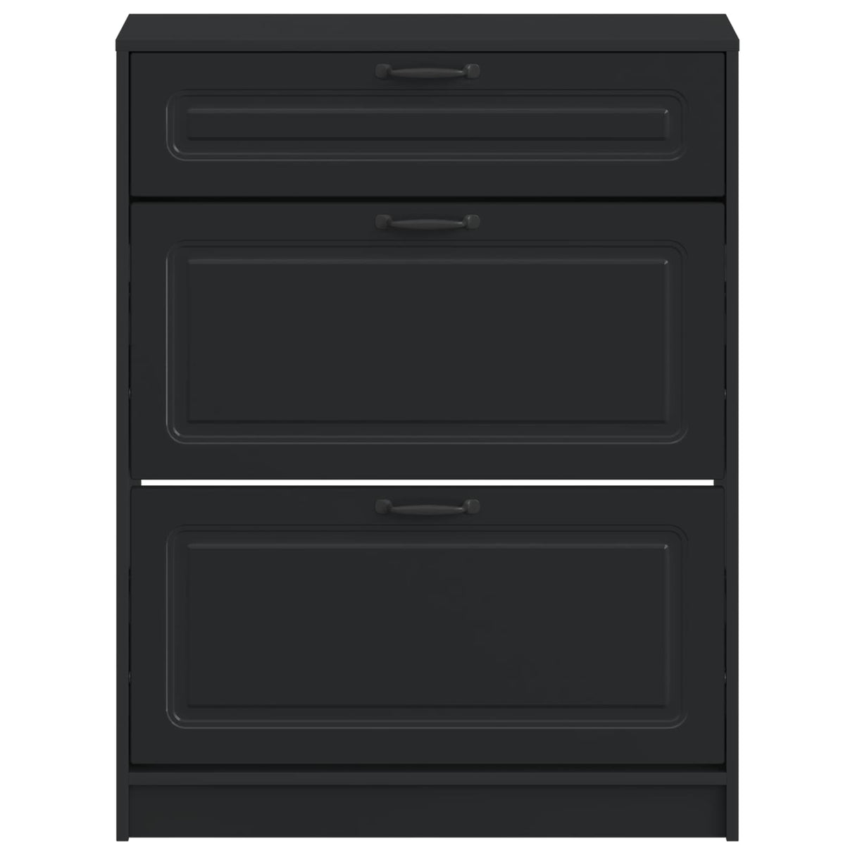 vidaXL Schoenenkast UTRECHT 78 x 24 x 100 cm Bewerkt hout Wit