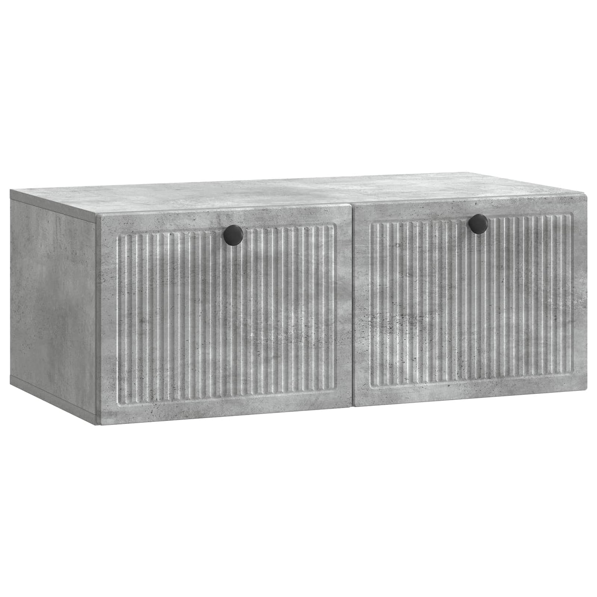 vidaXL Wall-Mounted TV Cabinet Black 59.5x41x30 cm Engineered Wood