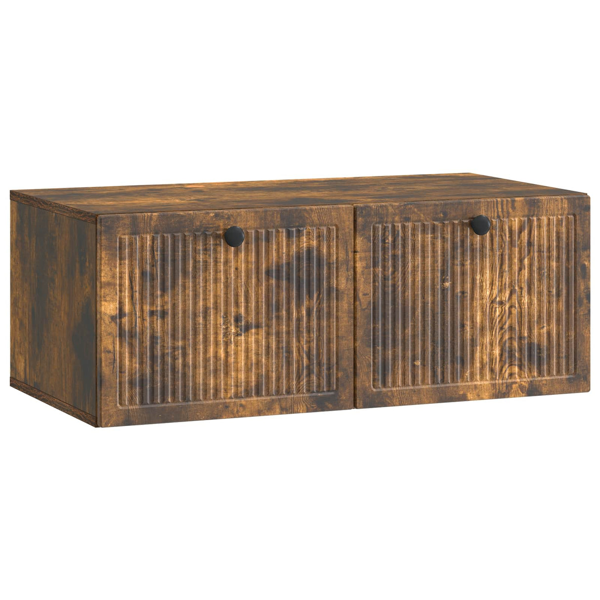 vidaXL Wall-Mounted TV Cabinet Black 59.5x41x30 cm Engineered Wood