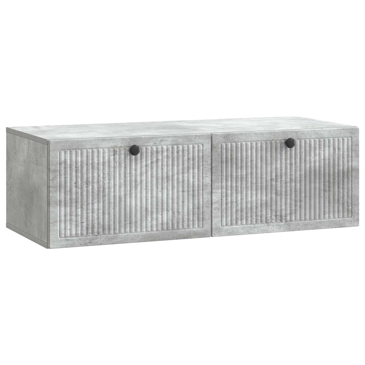 vidaXL Wall-Mounted TV Cabinet Black 59.5x41x30 cm Engineered Wood