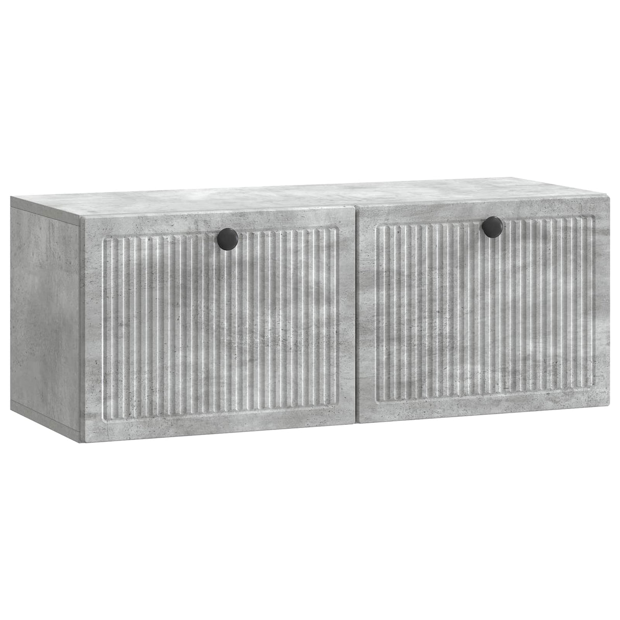 vidaXL Wall-Mounted TV Cabinet Black 59.5x41x30 cm Engineered Wood