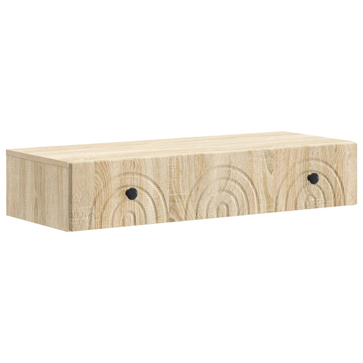 vidaXL Wandgemonteerde Zijtafel Wit 59 x 34,5 x 17 cm Bewerkt hout
