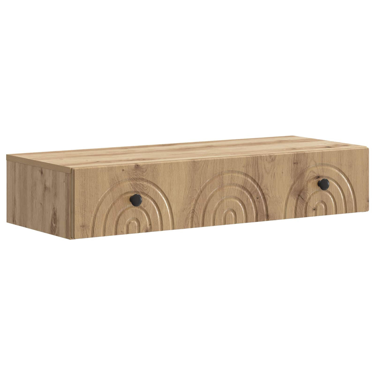 vidaXL Wandgemonteerde Zijtafel Wit 59 x 34,5 x 17 cm Bewerkt hout