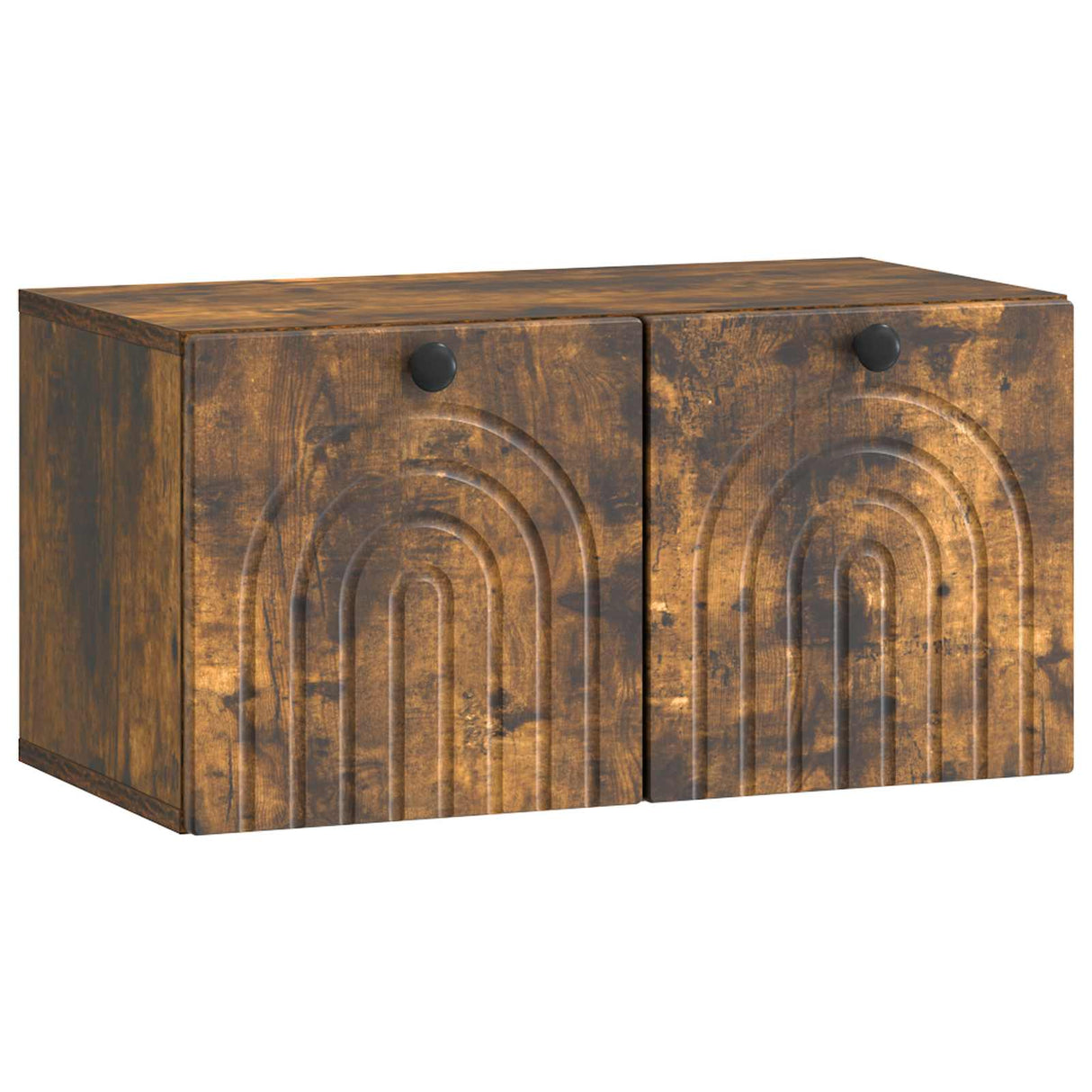 vidaXL Wandmontage TV-kast Zwart 59,5 x 41 x 30 cm Bewerkt hout