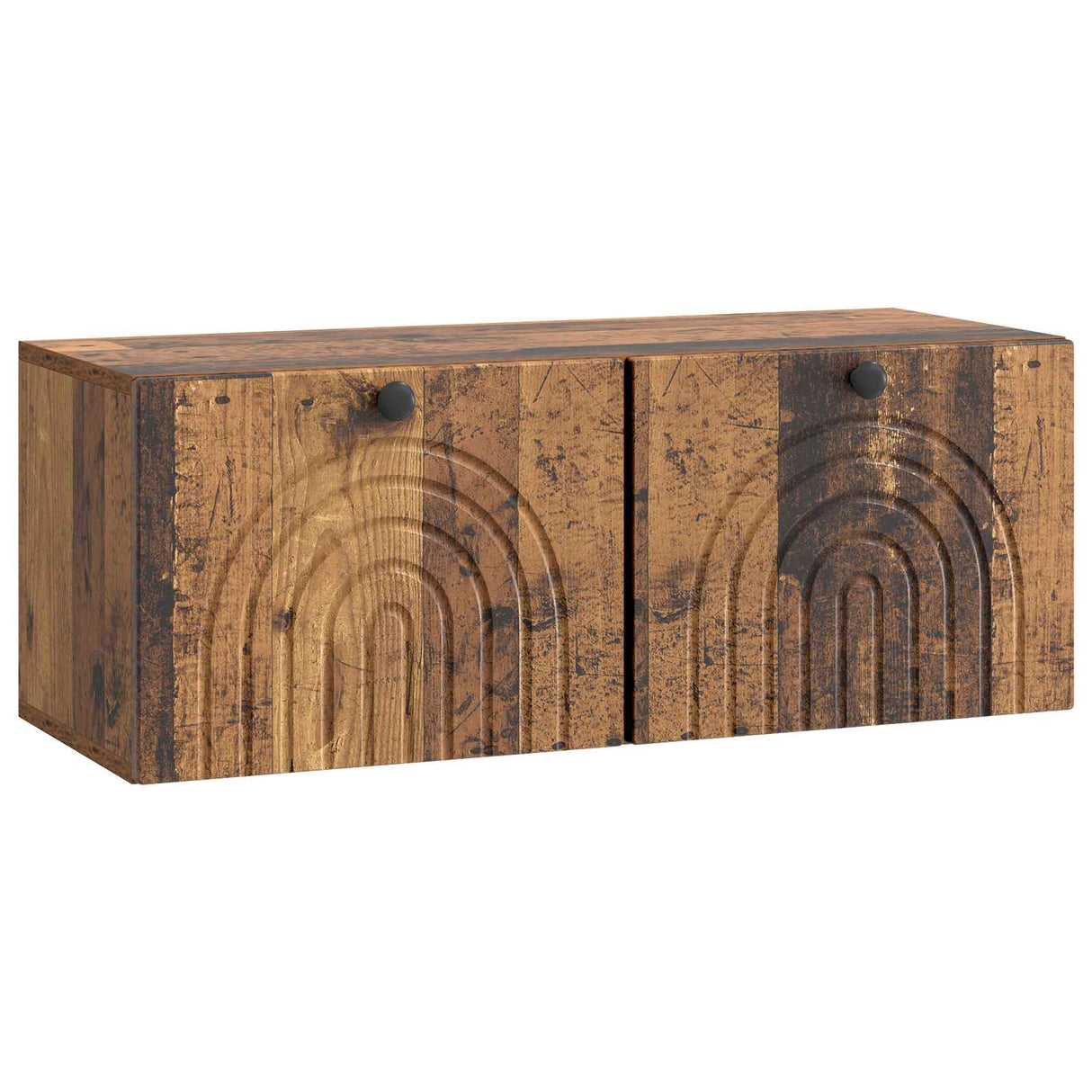 vidaXL Wandmontage TV-kast Zwart 59,5 x 41 x 30 cm Bewerkt hout