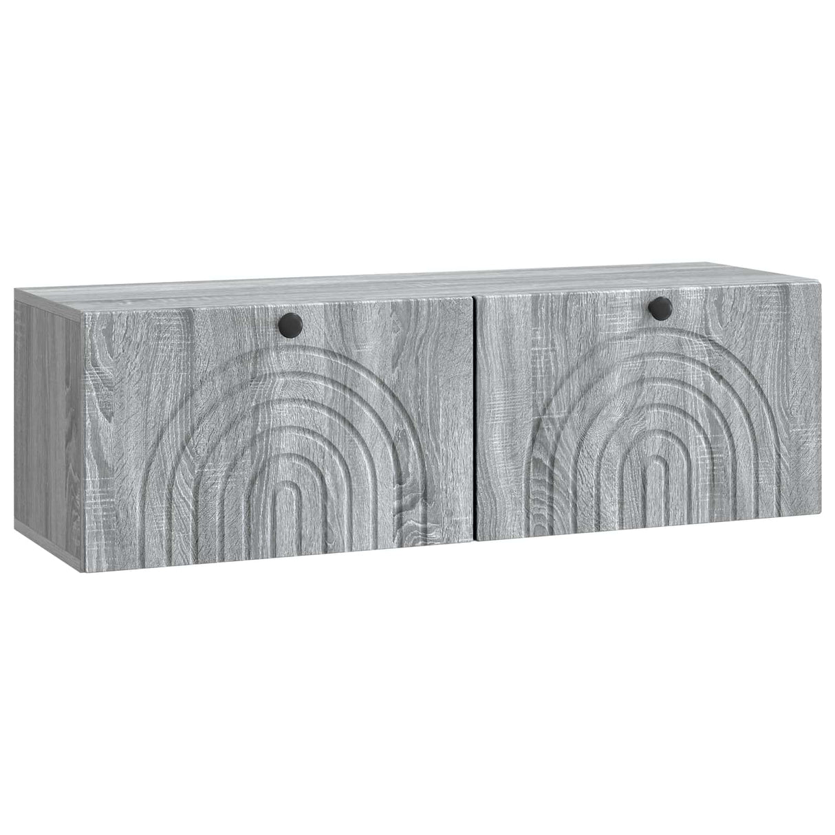 vidaXL Wandmontage TV-kast Zwart 59,5 x 41 x 30 cm Bewerkt hout