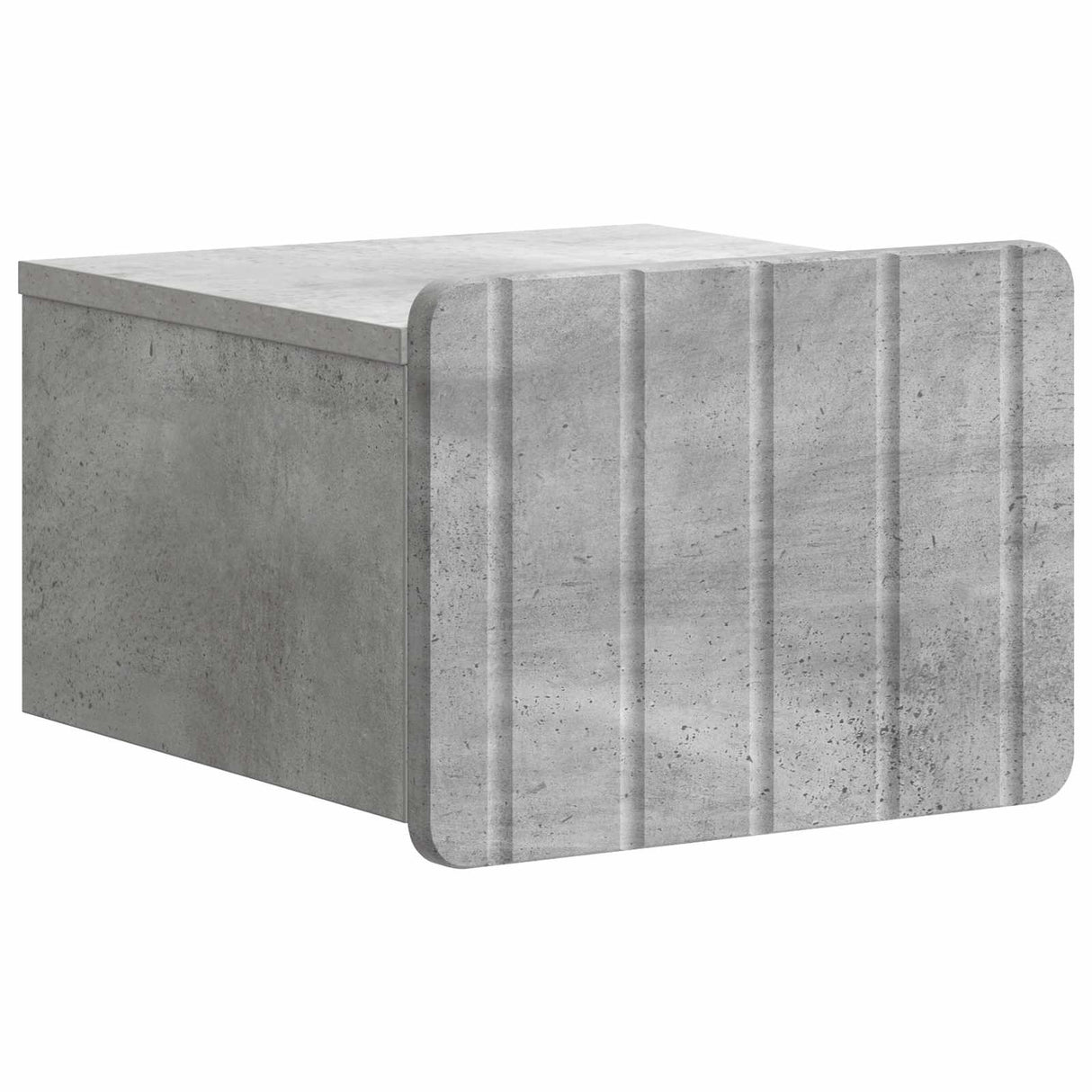 vidaXL Muurbevestigde Nachttafel met lade 2 pcs Wit 33 x 34,5 x 24 cm