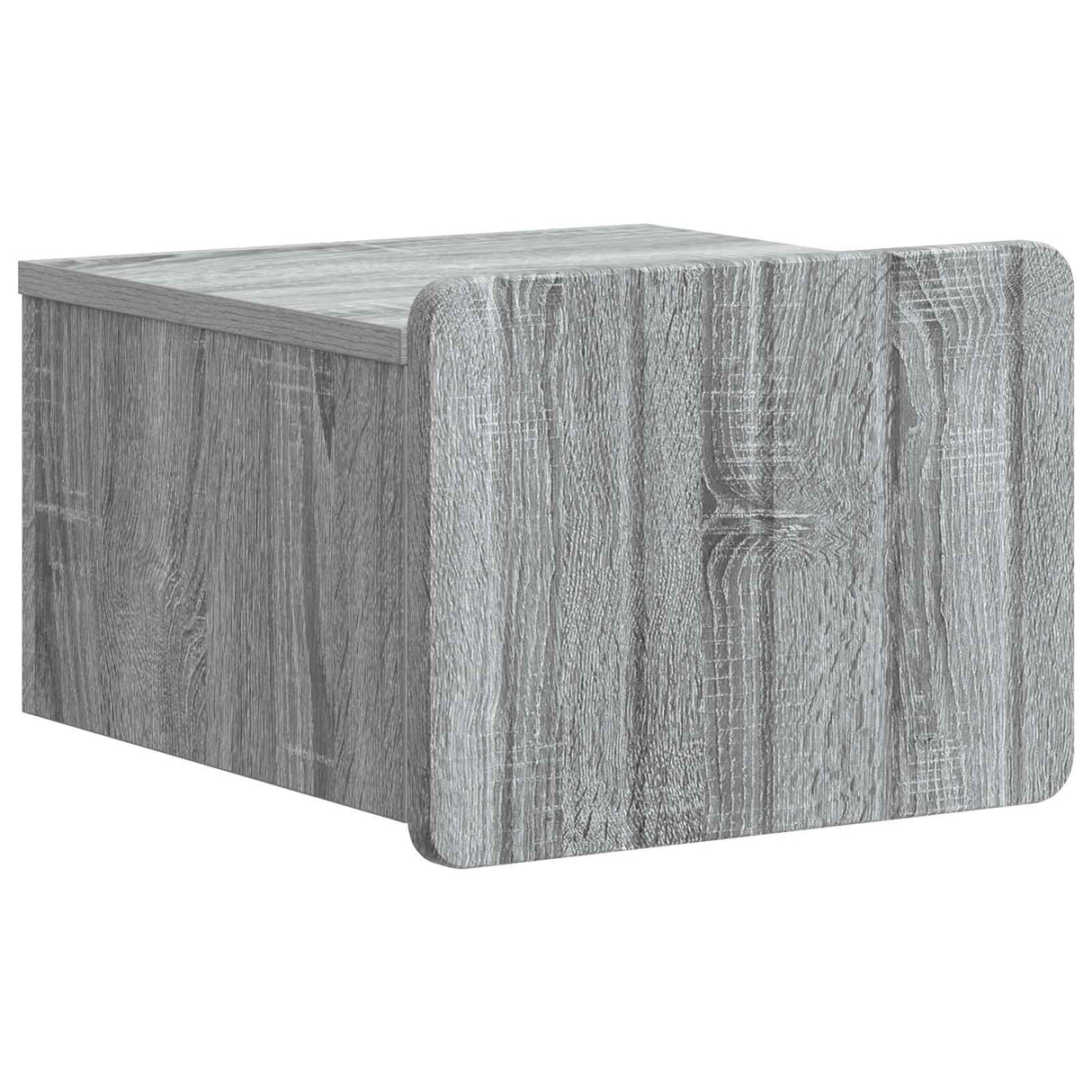 vidaXL Muurbevestigde Nachttafel met lade 2 pcs Wit 33 x 34,5 x 24 cm