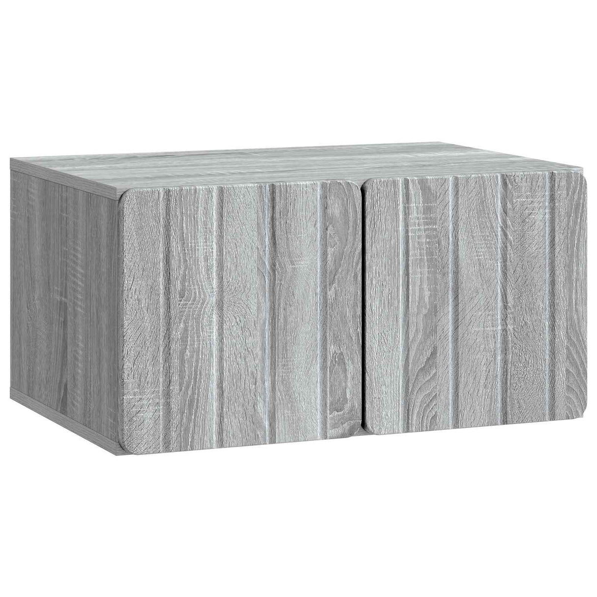 vidaXL Wall-Mounted TV Cabinet Black 59.5x41x30 cm Engineered Wood