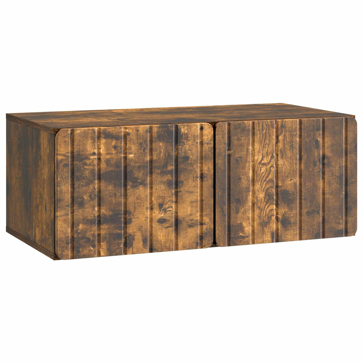 vidaXL Wall-Mounted TV Cabinet Black 59.5x41x30 cm Engineered Wood