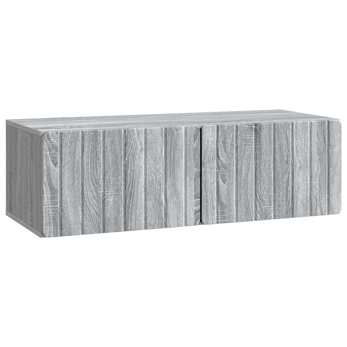 vidaXL Wall-Mounted TV Cabinet Black 59.5x41x30 cm Engineered Wood