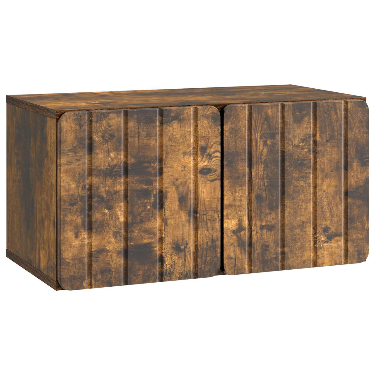 vidaXL Wall-Mounted TV Cabinet Black 59.5x41x30 cm Engineered Wood