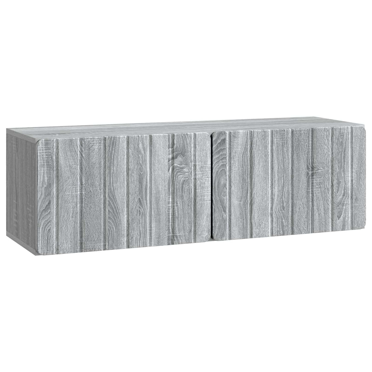 vidaXL Wall-Mounted TV Cabinet Black 59.5x41x30 cm Engineered Wood