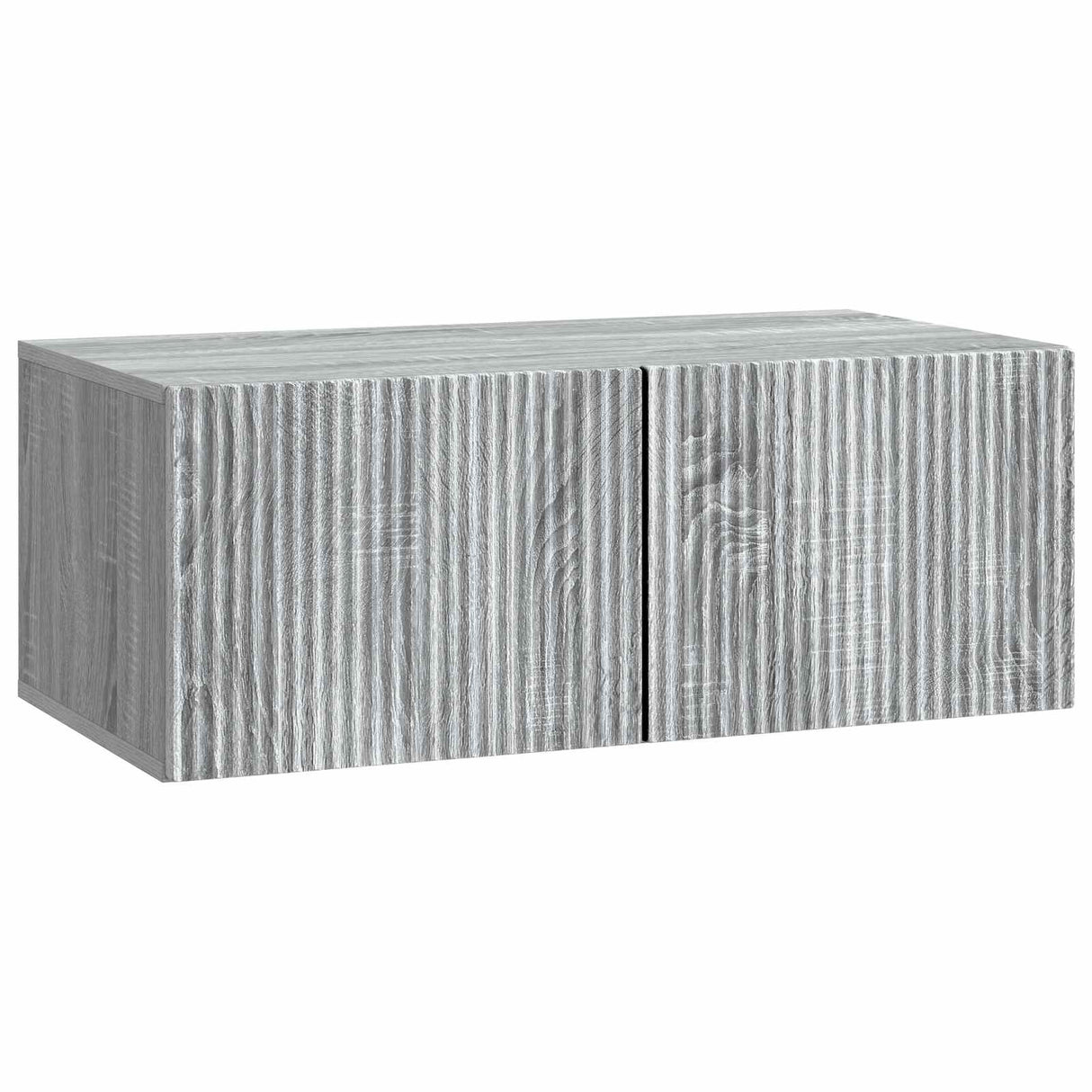 vidaXL Wandmontage TV-kast Zwart 59,5 x 41 x 30 cm Bewerkt hout