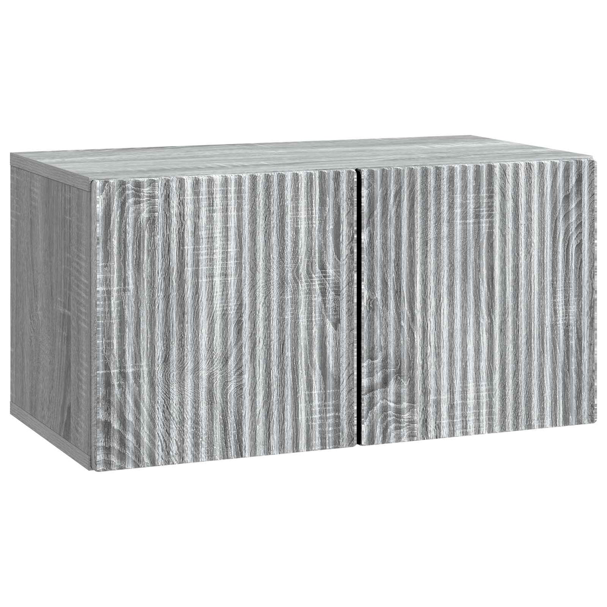 vidaXL Wandmontage TV-kast Zwart 59,5 x 41 x 30 cm Bewerkt hout