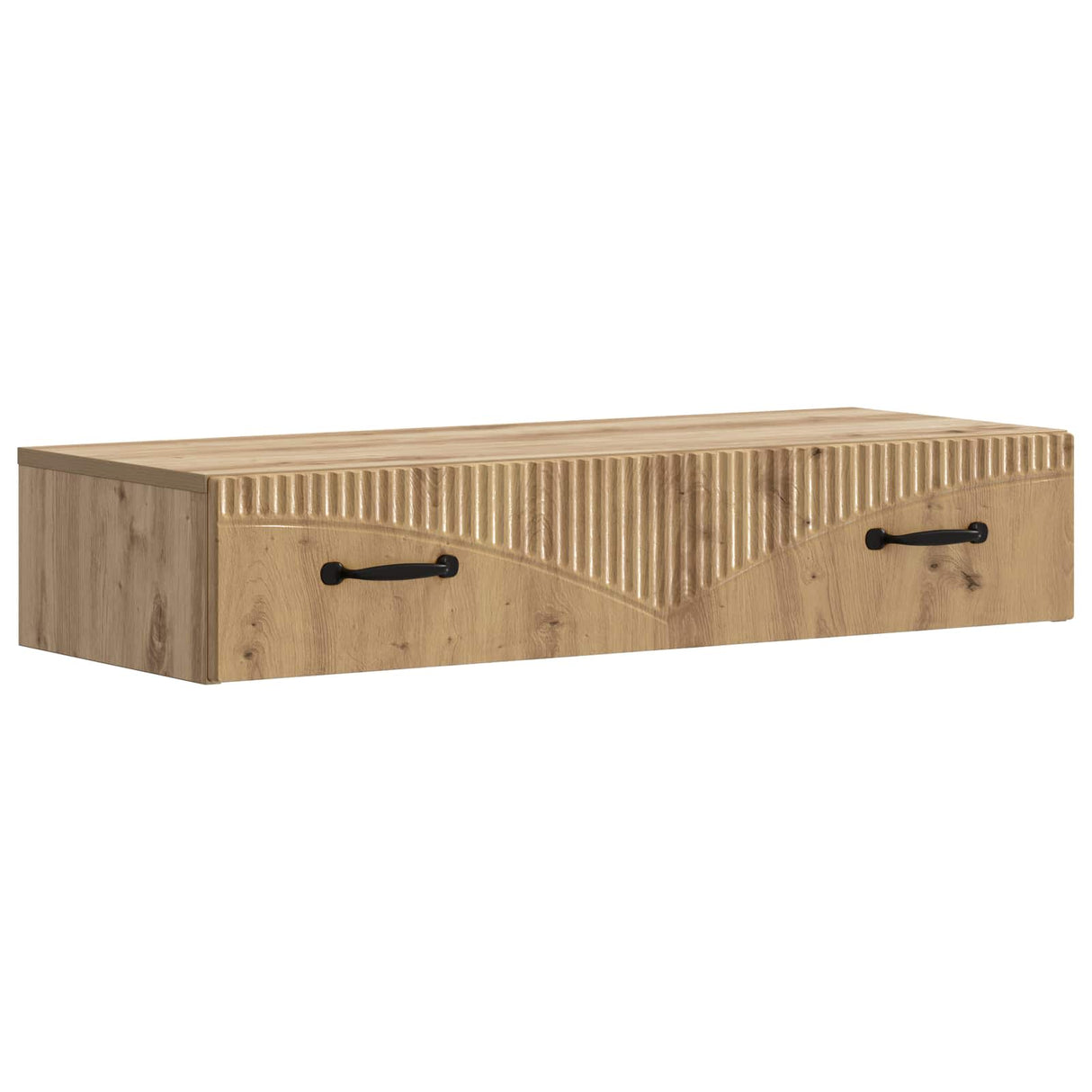 vidaXL Wall-Mounted Side Table White 59 x 34.5 x 17 cm Engineered Wood