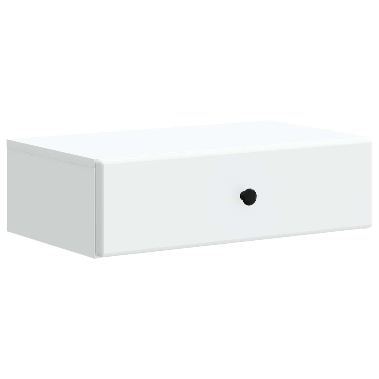 vidaXL Wall-Mounted Side Table Black 59 x 34.5 x 17 cm Engineered Wood