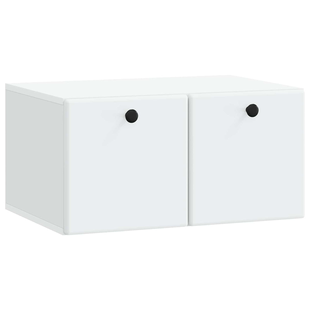 vidaXL Wandmontage TV-kast Zwart 59,5 x 41 x 30 cm Bewerkt hout