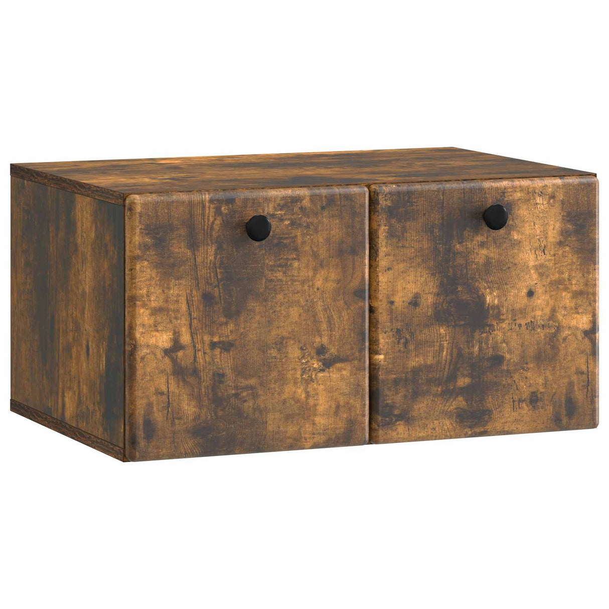 vidaXL Wandmontage TV-kast Zwart 59,5 x 41 x 30 cm Bewerkt hout