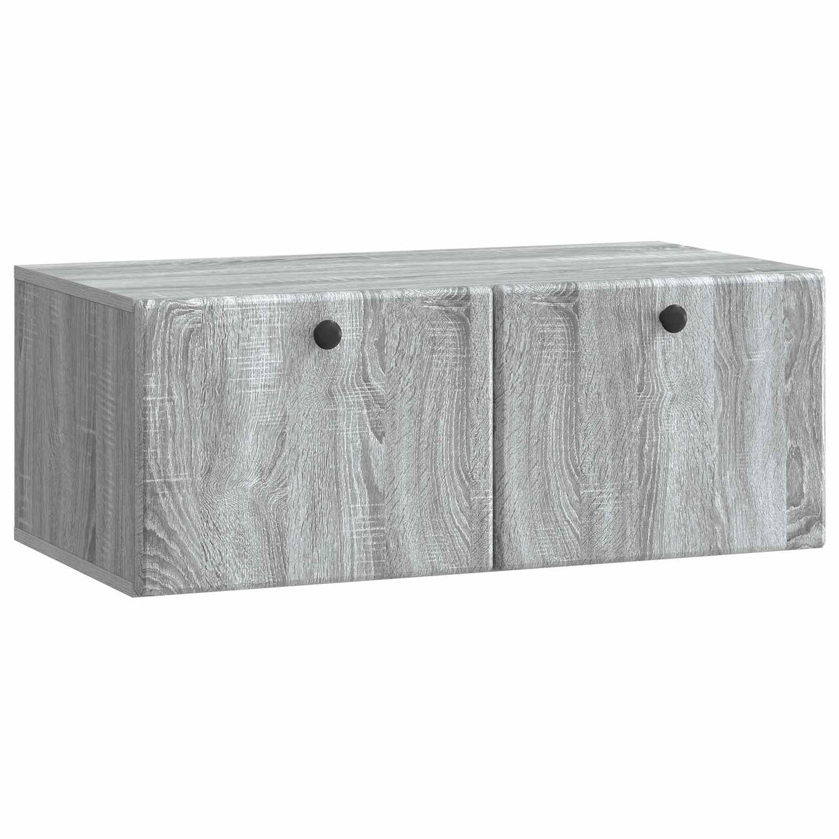 vidaXL Wandmontage TV-kast Zwart 59,5 x 41 x 30 cm Bewerkt hout